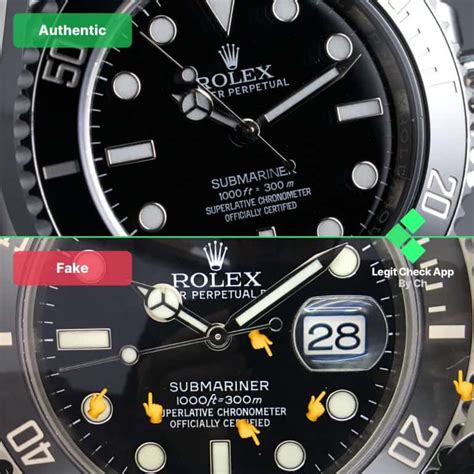 rolex submariner no date fake vs real|rolex submariner knockoff.